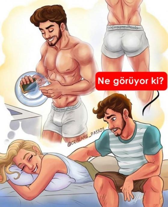 Aynı Evi Paylaşan Sevgililerin Yaşadığı Eğlenceli Anların Anlatıldığı Harika Çizimler!