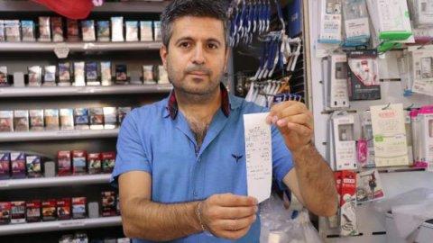 Müşterilerine Verdiği Fişlerin Üzerine