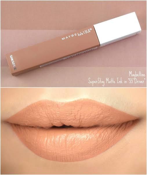 Tavsiye ürünüm, Maybelline New York Super Stay Matte Ink 55 Driver. Likit mat ruj, ama kuruma yapmıyor, çok kalıcı.