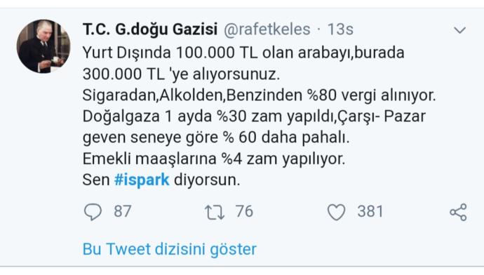 Hani Her Şey Çok Güzel Olacaktı? Twitter'ın Gergin Gündemi: İspark