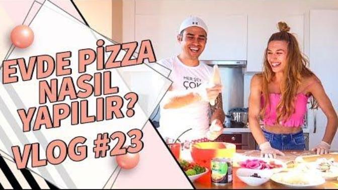 Evde Pizza Nasıl Yapılır? Eğlence Garantili Vlog :)