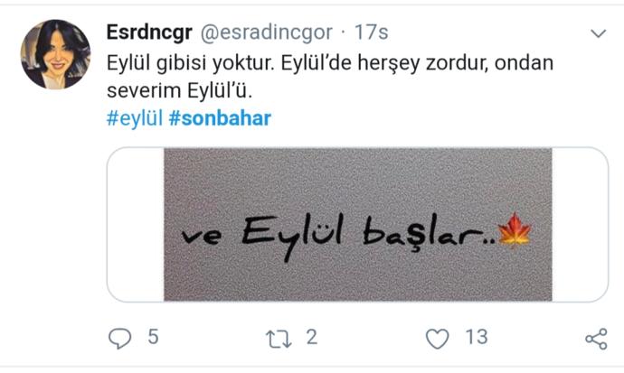 Twitter Aleminin Sonbahar Temalı Tweetleri ile Merhaba Sonbahar