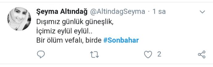 Twitter Aleminin Sonbahar Temalı Tweetleri ile Merhaba Sonbahar