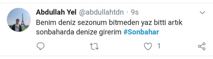 Twitter Aleminin Sonbahar Temalı Tweetleri ile Merhaba Sonbahar