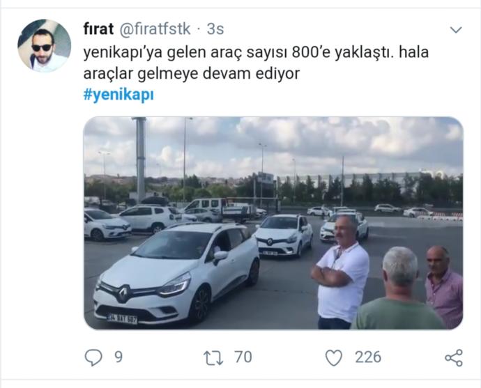 Twitter'ın Gündemi İsraf Hashtag: #yenikapı