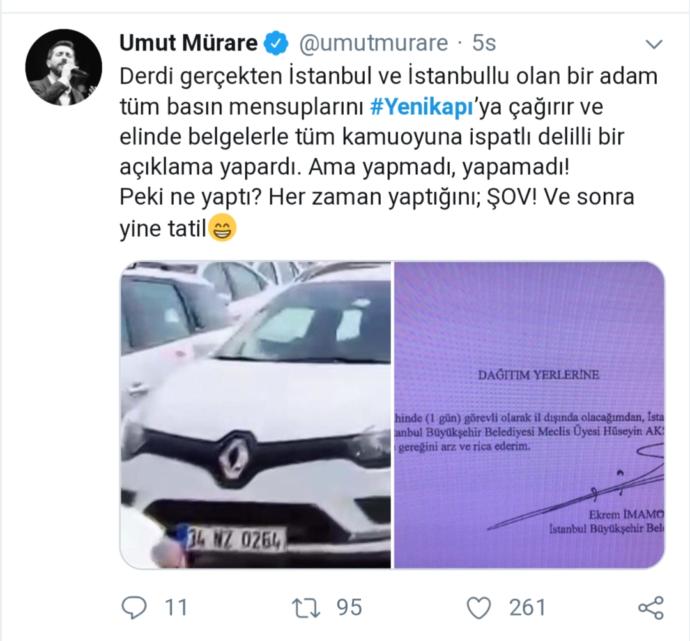 Twitter'ın Gündemi İsraf Hashtag: #yenikapı