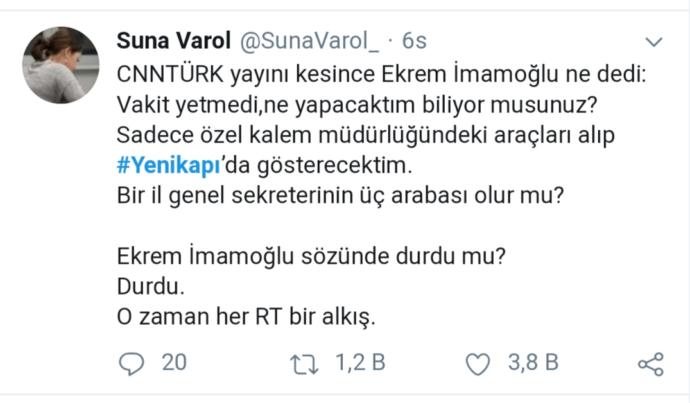 Twitter'ın Gündemi İsraf Hashtag: #yenikapı