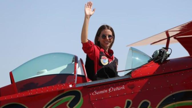 Türk Kadınının Gururu Akrobasi Pilotu Semin Öztürk "Sivrihisar Hava Gösterileri 2019" İçin Hazır