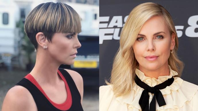 Charlize Theron saç modeli!