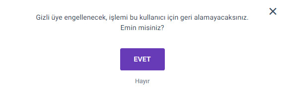 Gizli Kullanıcıyı Engellemek Mi? Nasıl Yani?