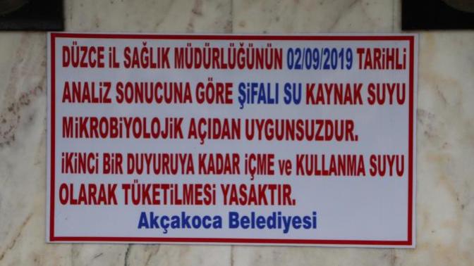 Düzce'de 'Şifalı' Diye İçilen Su Mikroplu Çıktı!
