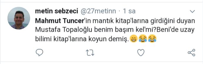 Mantığı Alt Üst Olan Twitter Kullanıcılarının Garip Tartışması: Mantık ve Mahmut Tuncer
