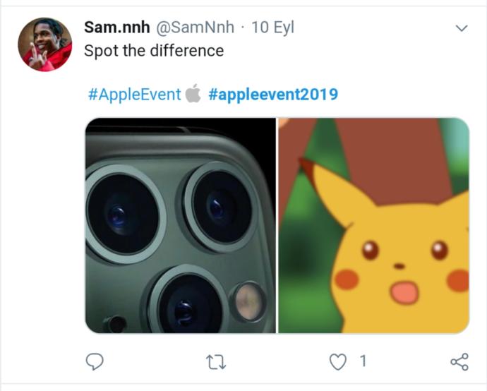 iPhone 11'in Kamera Tasarımını Diline Dolayan Twitter Kullanıcılarının Komik Tweetleri