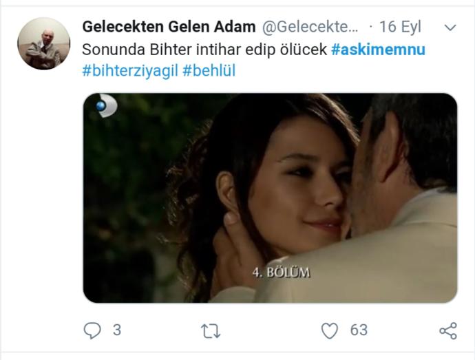 Aşk-ı Memnu'nun 10. Final Bölümünü Heyecanla Bekleyen Twitter Kullanıcılarının İlginç Tweetleri