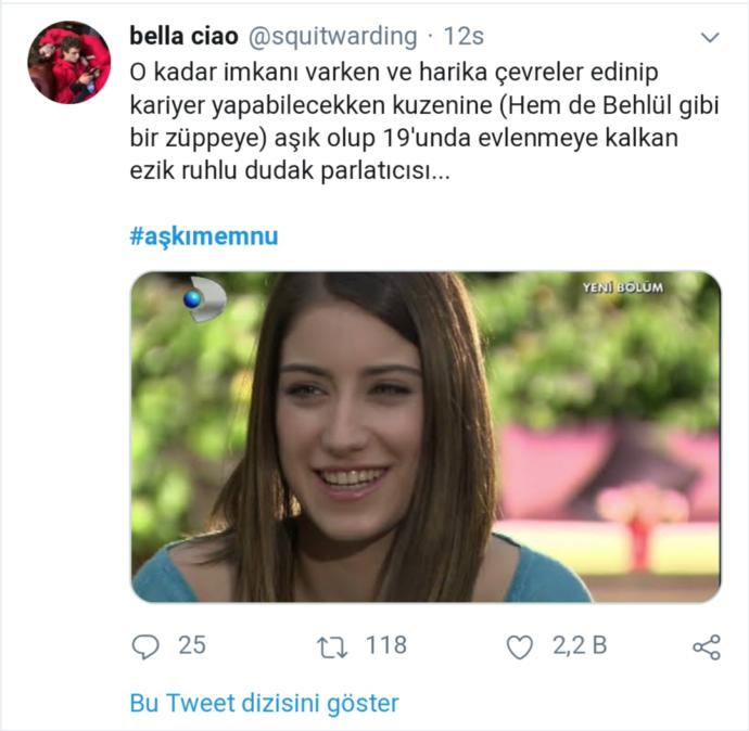 Aşk-ı Memnu'nun 10. Final Bölümünü Heyecanla Bekleyen Twitter Kullanıcılarının İlginç Tweetleri