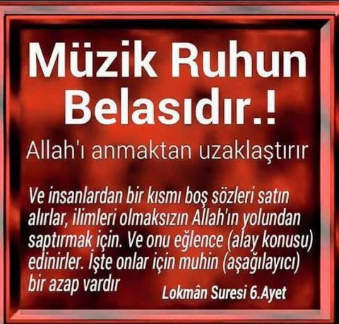 Çalgı dinlemek haram mıdır?