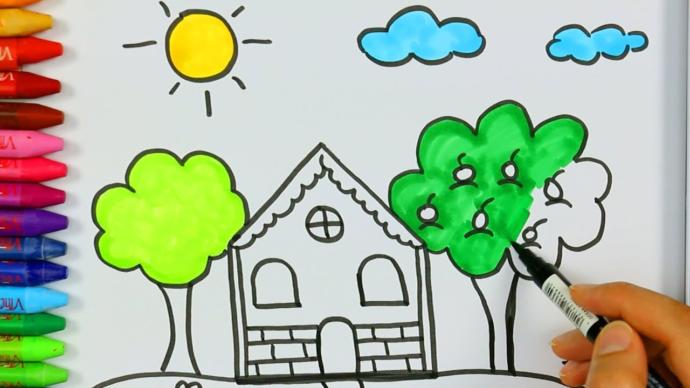 İlkokuldayken Çizilen Ev Resimleri ve Anlamları
