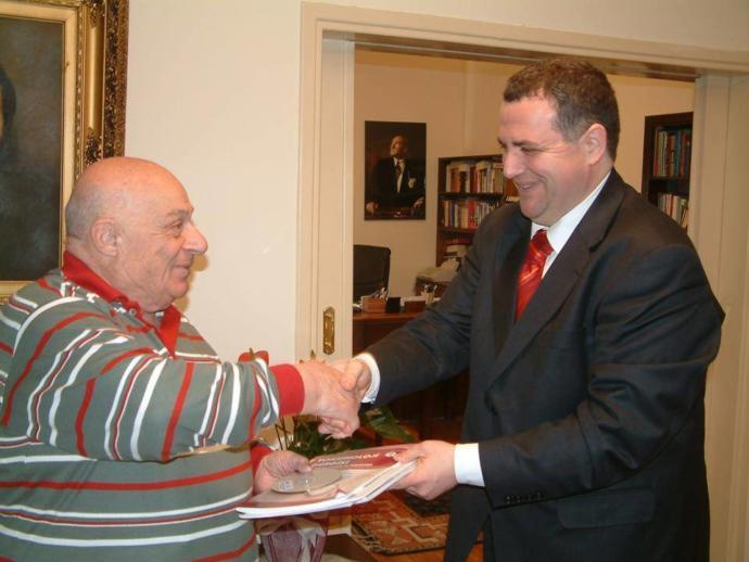 Hocamız ve rahmetli K.K.T.C Cumhurbaşkanı Rauf Denktaş