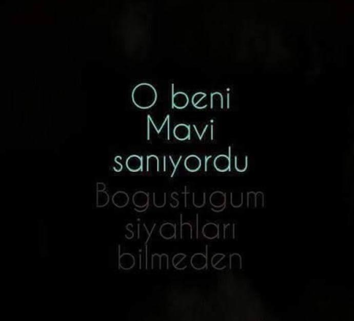 Bildiğim tüm renkler siyah beyazdı...