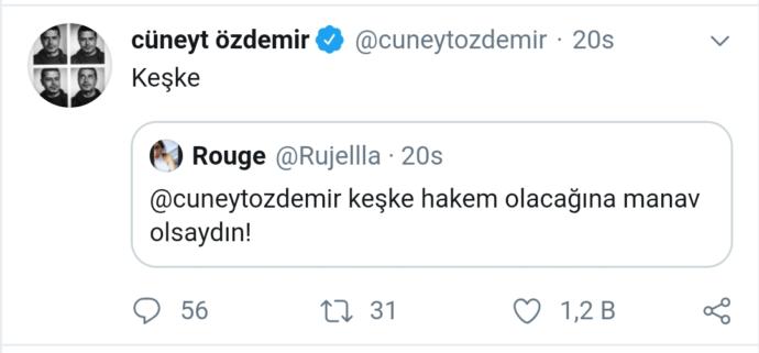 Galatasaray-Fenerbahçe Derbisi Sonrası Cüneyt Çakır Cüneyt Özdemir Oldu, Twitter'da Komik Diyaloglar Yaşandı!
