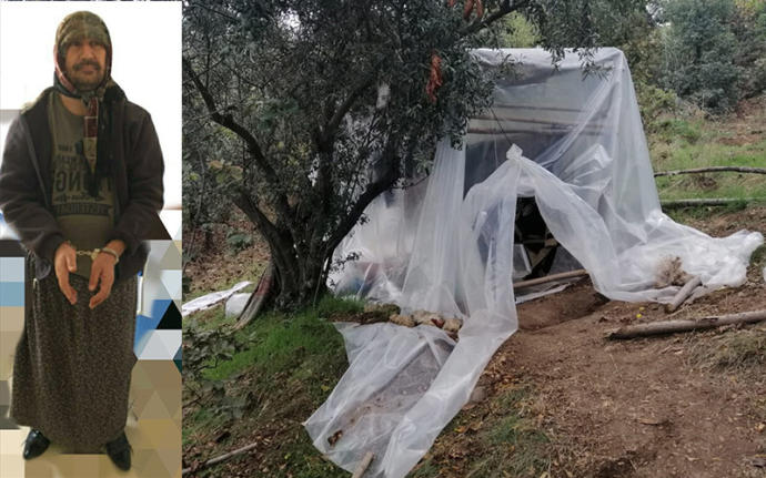 5 Yıldır Aranan Suçlu Ormanda Kadın Kıyafetiyle Yakalandı