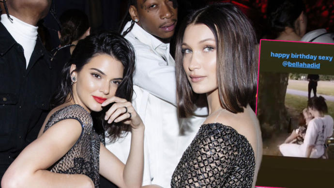 Celebrity İşi, Sıra Dışı Bir Dostluk: Kendall Jenner'dan, Bella Hadid'e Olay Doğum Günü Kutlaması!