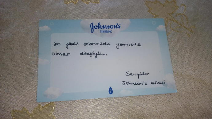 Johnson's Baby'nin Gözlerimden Kalpler Çıkaran Hediyeleri