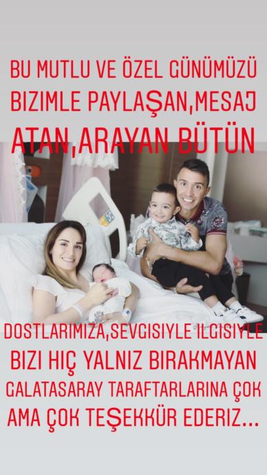 Galatasaray'ın Başarılı File Bekçisi Fernando Muslera İkinci Kez Baba Oldu (Foto Haber)