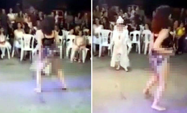 Sünnet Düğününde Twerk Yapan Kadın