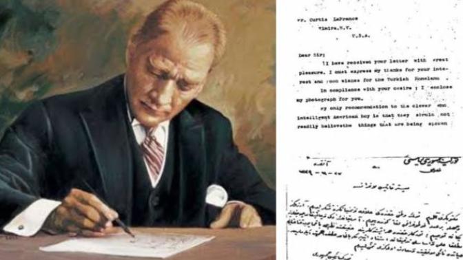 Okyanuslar Ötesinden Atatürk Hayranı Bir Çocuk: Curtis La France ve Ata'ya Yazdığı Mektup