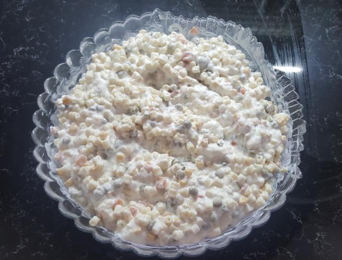 Makarna salatası😋