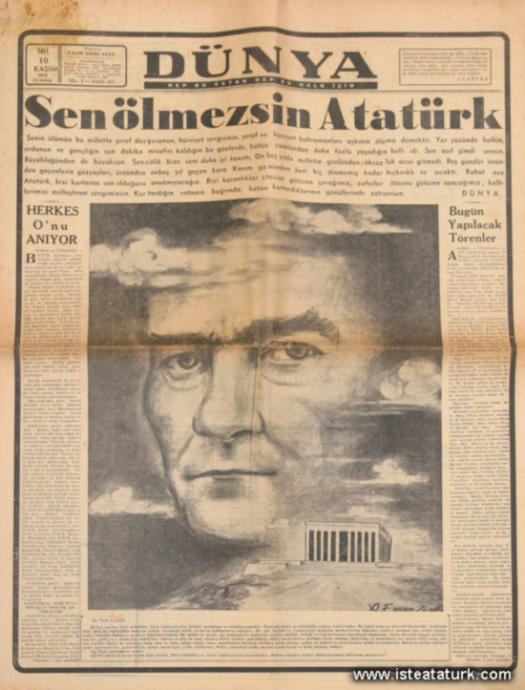 Türk Halkı Ulu Önderini Ebediyete Uğurluyor!