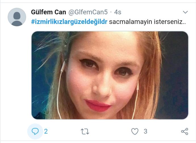 Twitterda #izmirlikızlargüzeldeğildr Diye Hashtag Açan Yaramaz Kullanıcıyı Fotoğraflarıyla Döven İzmirli Kızlar