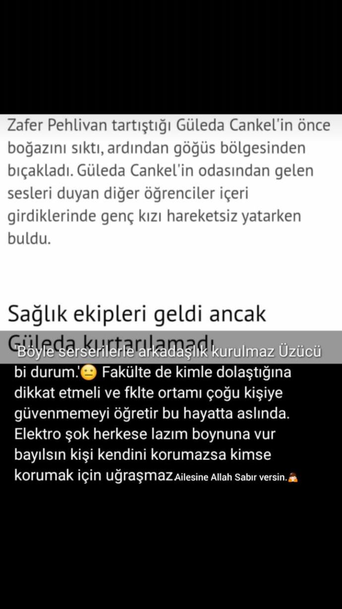 Güleda Cankel Hayatta Kalabilmek İçin 17 Saat Mücadele Etmiş
