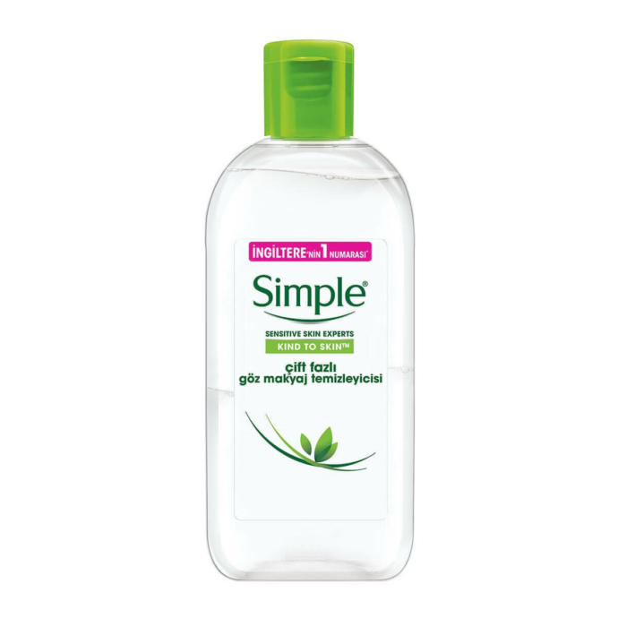 Simple Çift Fazlı Göz Makyajı Temizleyicisi
