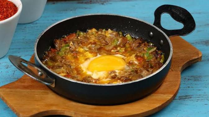 Bol Proteinli Kıymalı Yumurta Tarifim!