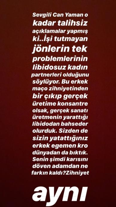 Tuba Ünsalın Açıklaması
