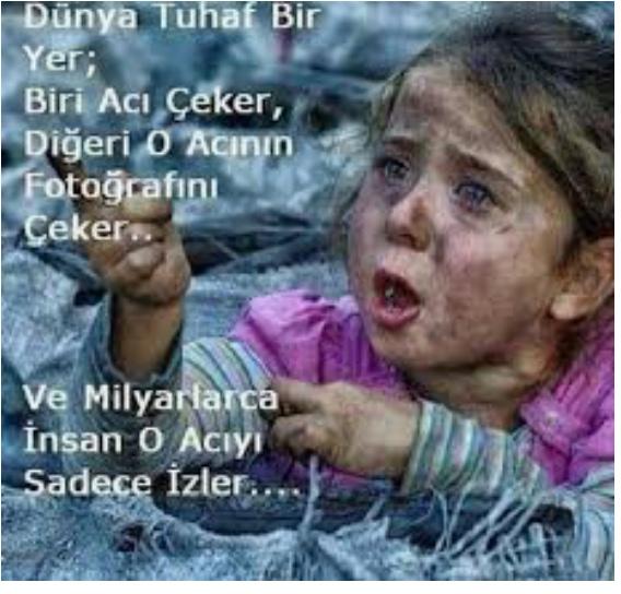 O minik eller de acıyı hissetti..