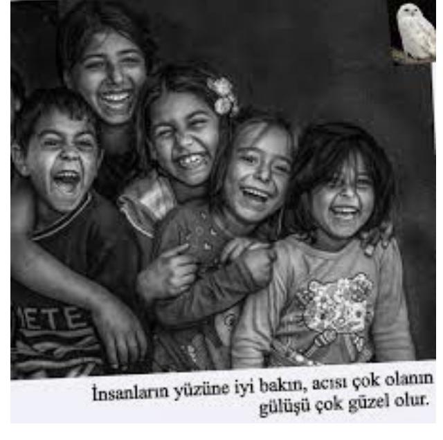 Belki de onlar gülerse hepimiz güleceğiz.. onları güldürdüğümüze değer..