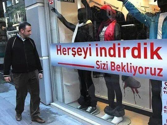 İndirdiler