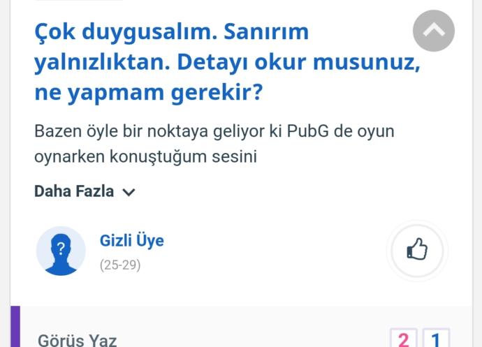 Depresif yalnız