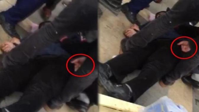 Sara Krizi Geçiren Kişinin Cebinden Parasının Çalındığı Anlar Kamerada!