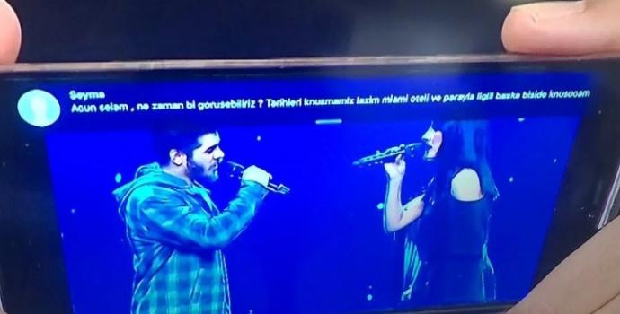 Şeymadan gelen mesaj.