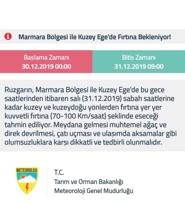 İstanbullular Dikkat! Bu Gece Fırtına Geliyor