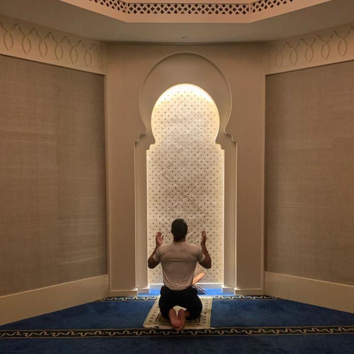 Nusret Gökçenin Instagramdan paylaştığı dua fotoğrafı