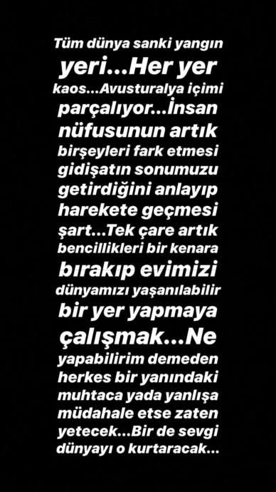 Özge Ulusoy: Dünyayı Sevgi Kurtaracak