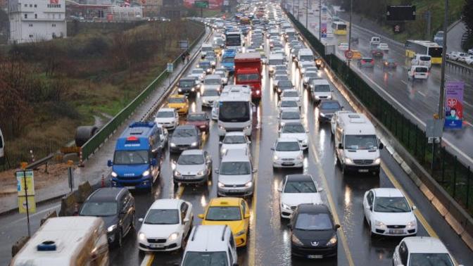 İstanbul'da Sağanak Etkili Oldu