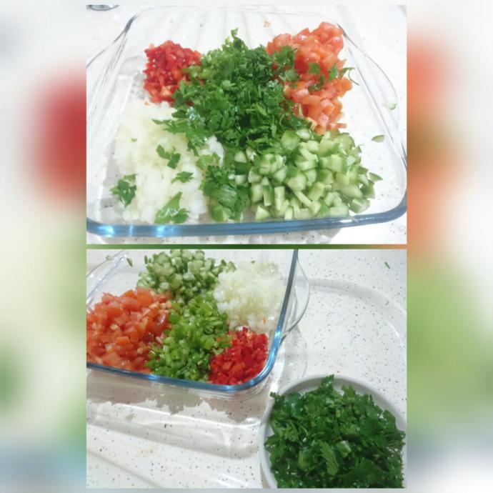 Kebapların Yanında Olmazsa Olmazlardan Kebap Salatası Tarifim