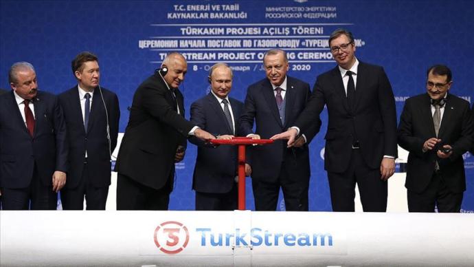 TürkAkım doğal gaz boru hattı hizmete açıldı