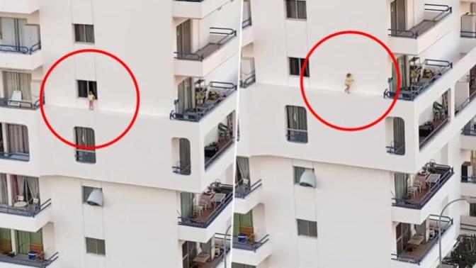 İspanya'dan İnanılmaz Görüntüler: Kız Çocuğun Ölümle Dansı Kamerada